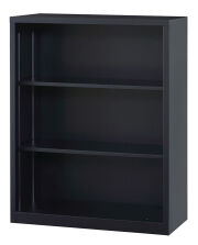 オープン下置書庫 A4-34K-MB （マットブラック） 幅880×奥行400×高さ1120