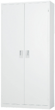 両開き 下置書庫 A4-36H （ホワイトグレー） 幅880×奥行400×高さ1850