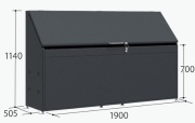 CK-D1905Y タクボ（田窪工業所）ゴミ集積庫(クリーンキーパー) 幅1900×奥行505×高さ1140mm
