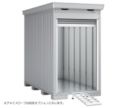FM-1426HYN イナババイク保管庫[一般型]床付き 間口1370×奥行2630×高さ2385mm