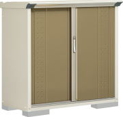 【6月末まで限定特価】GP-115DF  （本体ムーンホワイト）  タクボ物置グランプレステージジャンプ 全面棚タイプ 幅1120×奥行530×高さ1100mm