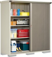 【6月末まで限定特価】GP-196AF  （本体ムーンホワイト）  タクボ物置グランプレステージジャンプ 全面棚タイプ 幅1879×奥行650×高さ1900mm