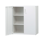 スチール 両開き書庫（受注生産） 下置き用 HOS-HRDSX 幅900×奥行400×高さ1050mm