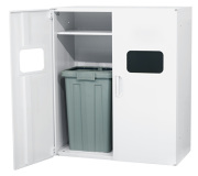 スチール 両開きトラッシュユニット 下置き用 HOS-HRTRX 幅900×奥行450×高さ1050mm