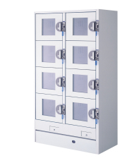 巨峰　フクシマ　冷蔵ロッカー　８室　HPM-8RR9-G　鍵付き　業務用 HPM-8RR9-G5 フクシマガリレイ 【500円リターン式・ガラス扉