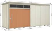 JNA-S5019 タクボ物置　Mr.トールマンブライト 標準型　多雪型 幅5079×奥行1922×高さ2570mm