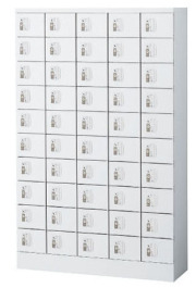 KLKW-50-R (コインリターン錠タイプ) 50人用貴重品ロッカー 幅1000×奥行300×高さ1600mm