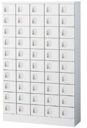 KLKW-50-TN (内筒交換錠タイプ) 50人用貴重品ロッカー 幅1000×奥行300×高さ1600mm