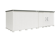 ヨド物置 エルモ LMD-7225HR　一般地型　背高Hタイプ 幅7232×奥行2563.5×高さ2355.5mm