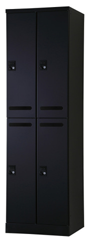4人用更衣ロッカー　可動棚式 ダイヤル錠タイプ RLK-TAKD4252-BMB 幅525×奥行515×高さ1790mm