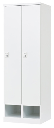 2人用更衣ロッカー ダイヤル錠タイプ RLK-TKD270-WTW 幅700×奥行515×高さ1790mm