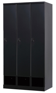 3人用更衣ロッカー ダイヤル錠タイプ RLK-TKD390-BMB 幅900×奥行515×高さ1790mm