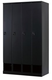 4人用更衣ロッカー ダイヤル錠タイプ RLK-TKD410-BMB 幅1050×奥行515×高さ1790mm