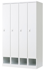 3人用更衣ロッカー ダイヤル錠タイプ RLK-TKD410-WTW 幅1050×奥行515×高さ1790mm