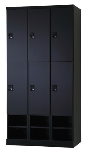 6人用更衣ロッカー　可動棚式 ダイヤル錠タイプ RLK-TKKD6490-BMB 幅900×奥行515×高さ1790mm