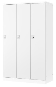 3人用更衣ロッカー ダイヤル錠タイプ RLK-TTD310-WTW 幅1050×奥行515×高さ1790mm