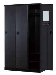 3人用更衣ロッカー ダイヤル錠タイプ RLK-TTD390-BMB 幅900×奥行515×高さ1790mm