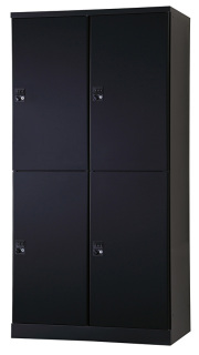 4人用更衣ロッカー　可動棚式 ダイヤル錠タイプ RLK-TTKD4290-BMB 幅900×奥行515×高さ1790mm