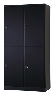 4人用更衣ロッカー　ハンガーパイプ式 ダイヤル錠タイプ RLK-TTPD4290-BMB 幅900×奥行515×高さ1790mm