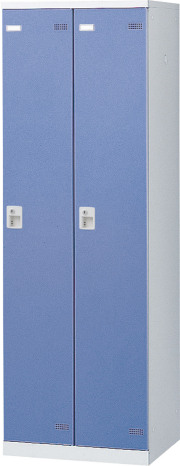 SLBB-2-D2 （ダイヤル錠・扉色 ブルー） SEIKO FAMILY 生興 2人用ロッカー 幅600×奥行515×高さ1800mm