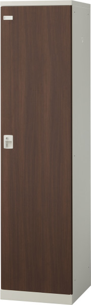 SLBD-1-D2 （ダイヤル錠・扉色 ウォールナット） SEIKO FAMILY 生興 1人用ロッカー 幅450×奥行515×高さ1800mm