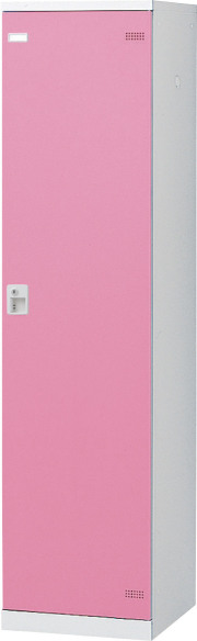 SLBP-1-D2 （ダイヤル錠・扉色 ピンク） SEIKO FAMILY 生興 1人用ロッカー 幅450×奥行515×高さ1800mm