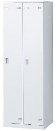 SLBW-2-D2 （ダイヤル錠・扉色 ホワイト） SEIKO FAMILY 生興 2人用ロッカー 幅600×奥行515×高さ1800mm