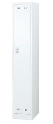 SLDW-1S-D 細型1人用ロッカー（ダイヤル錠） 幅317×奥行515×高さ1790mm