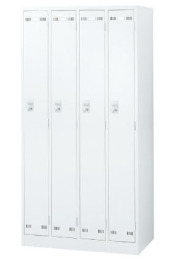 SLDW-4-N 4人用ロッカー（南京錠） 幅900×奥行515×高さ1790mm