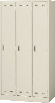 SLK-3-T 生興（SEIKO） 3人用ロッカー（内筒交換錠） 幅900×奥行515×高さ1790mm