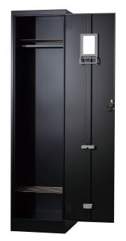 スチール1人用ロッカー※ダイヤルロック式 TLK-D1N-MB（受注生産・納期約1ヶ月） 幅455×奥行515×高さ1790