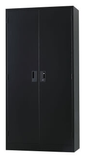 両開き書庫 TS-36H-MB （マットブラック）  幅880×奥行380×高さ1790