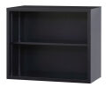 オープン上置書庫 A4-32K-MB （マットブラック） 幅880×奥行400×高さ730