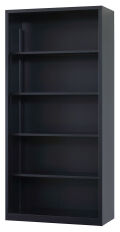 オープン下置書庫 A4-36K-MB （マットブラック） 幅880×奥行400×高さ1850