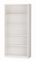 【国産】オープン書庫　ALZ-K36 幅880×奥行380×高さ1860mm