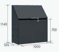 CK-D1005Y タクボ（田窪工業所）ゴミ集積庫(クリーンキーパー) 幅1000×奥行505×高さ1140mm
