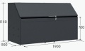 CK-D1909Y タクボ（田窪工業所）ゴミ集積庫(クリーンキーパー) 幅1900×奥行900×高さ1140mm