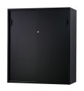 スチール引き違い書庫 下置き用 HOS-HKSDXN-B 幅900×奥行450×高さ1050mm