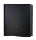 スチール引き違い書庫（受注生産） 上置き用 HOS-HKSUSXN-B 幅900×奥行400×高さ1050mm