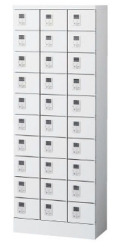 KLKW-30-K (錠無しタイプ) 30人用貴重品ロッカー 幅600×奥行300×高さ1600mm