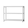 スチールラック 基本セット フレーム：ホワイト、棚板：ホワイト RA-1210-W-W 幅1240×奥行450×高さ1000mm