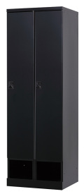 2人用更衣ロッカー ダイヤル錠タイプ RLK-TKD260-BMB 幅600×奥行515×高さ1790mm