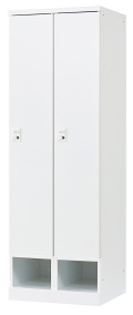 2人用更衣ロッカー ダイヤル錠タイプ RLK-TKD270-WTW 幅700×奥行515×高さ1790mm