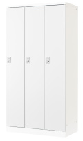 3人用更衣ロッカー ダイヤル錠タイプ RLK-TKD390-WTW 幅900×奥行515×高さ1790mm