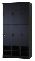 6人用更衣ロッカー　可動棚式 ダイヤル錠タイプ RLK-TKKD6490-BMB 幅900×奥行515×高さ1790mm