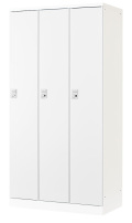 3人用更衣ロッカー ダイヤル錠タイプ RLK-TTD390-WTW 幅900×奥行515×高さ1790mm