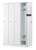 4人用更衣ロッカー ダイヤル錠タイプ RLK-TTD410-WTW 幅1050×奥行515×高さ1790mm