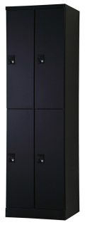 4人用更衣ロッカー　可動棚式 ダイヤル錠タイプ RLK-TTKD4252-BMB 幅525×奥行515×高さ1790mm