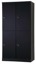 4人用更衣ロッカー　可動棚式 ダイヤル錠タイプ RLK-TTKD4290-BMB 幅900×奥行515×高さ1790mm