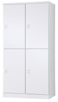 4人用更衣ロッカー　可動棚式 ダイヤル錠タイプ RLK-TTKD4290-WTW 幅900×奥行515×高さ1790mm